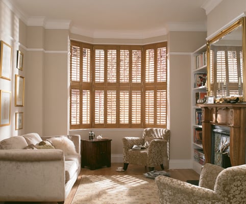 Wooden interior shutters Poole