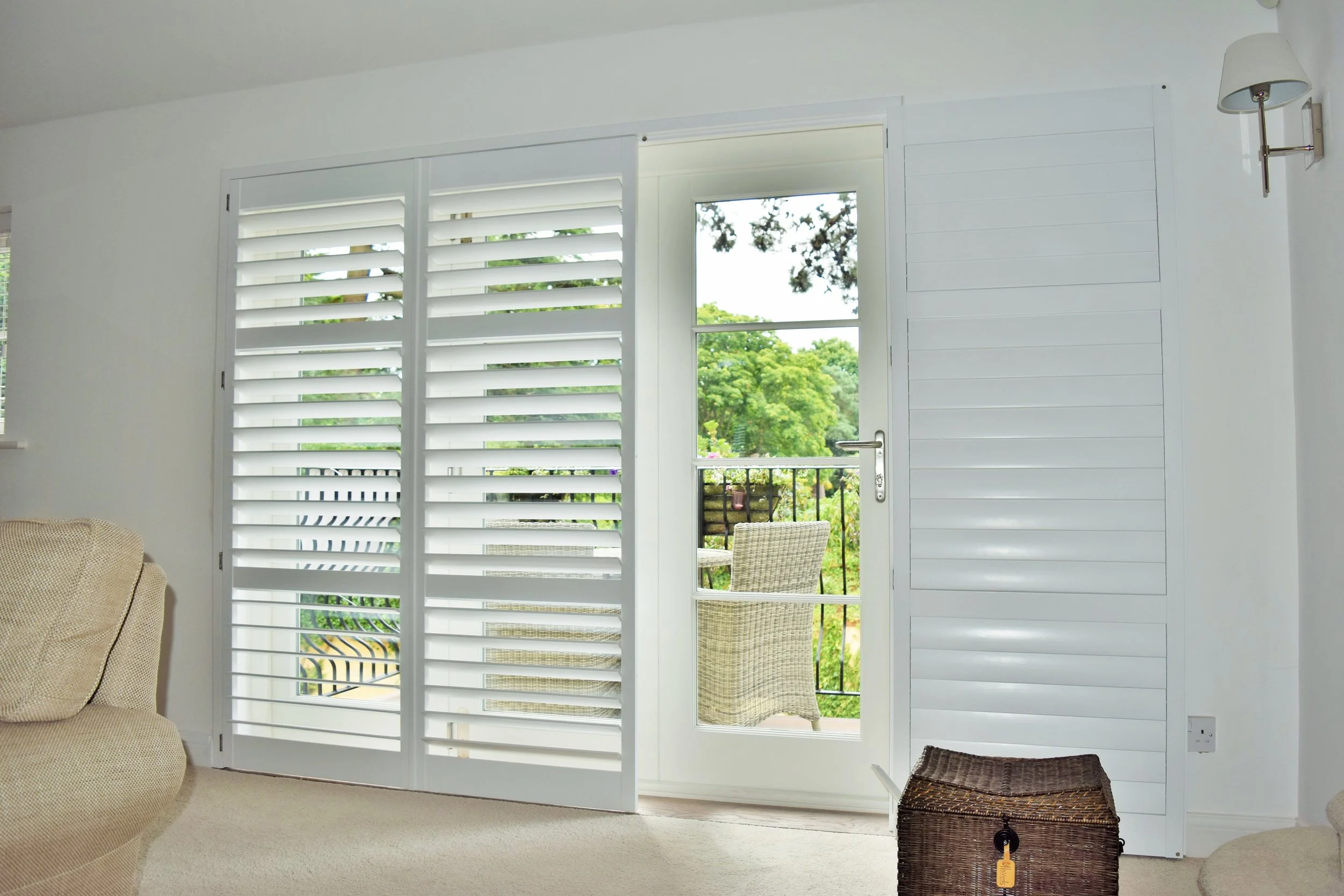 Patio Door Shutters — The ShutterShack