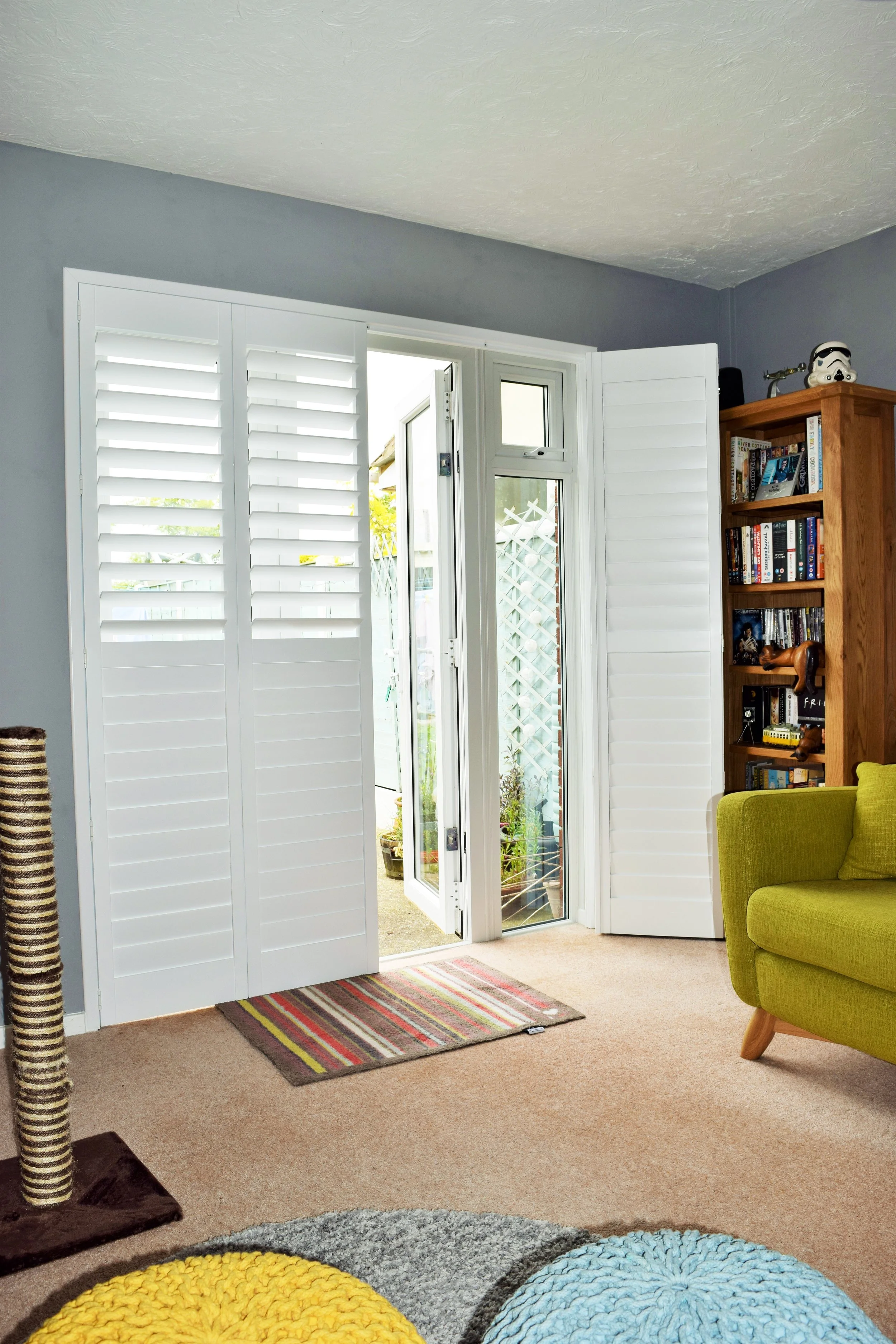 Patio Door Shutters — The ShutterShack