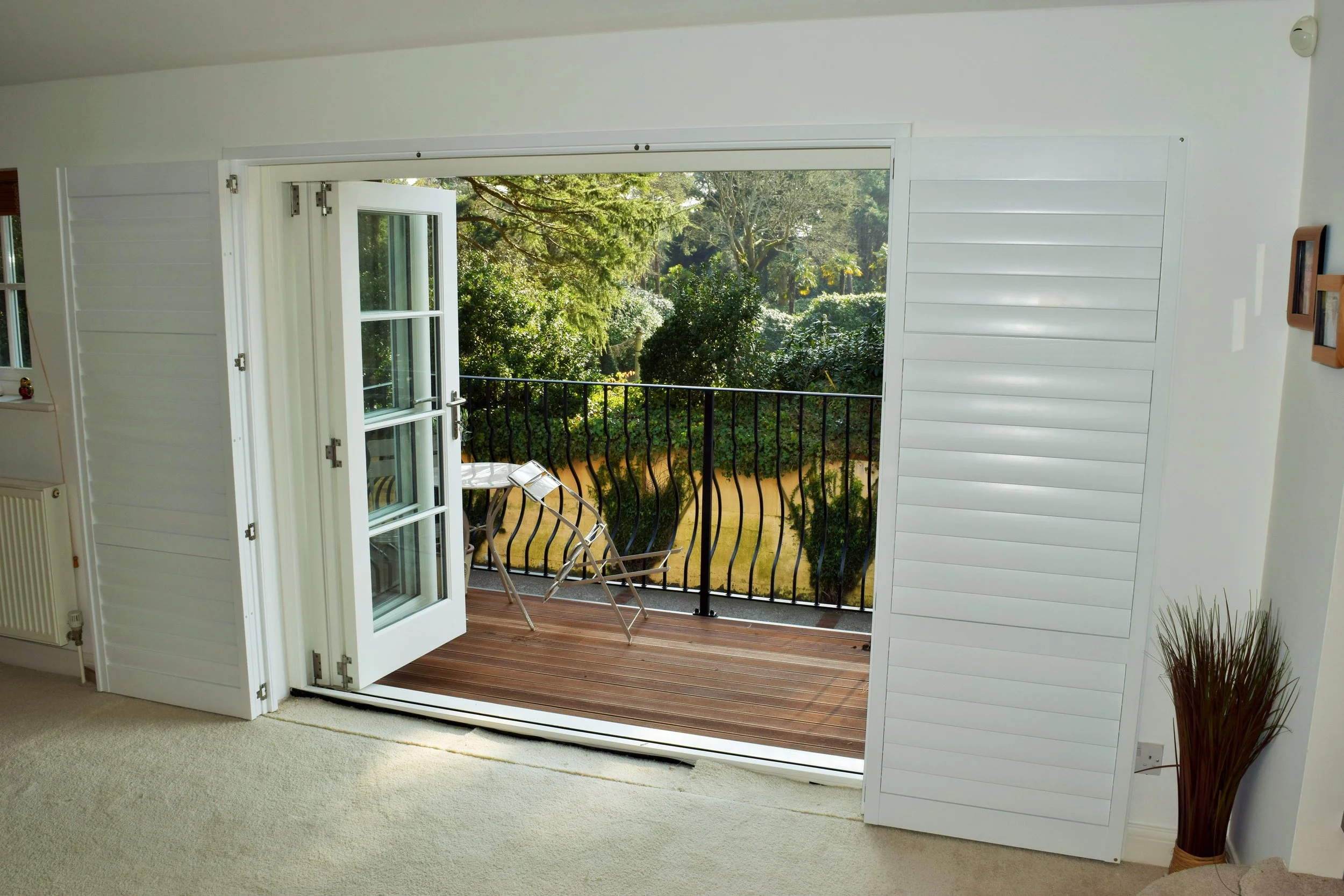 Patio Door Shutters — The ShutterShack