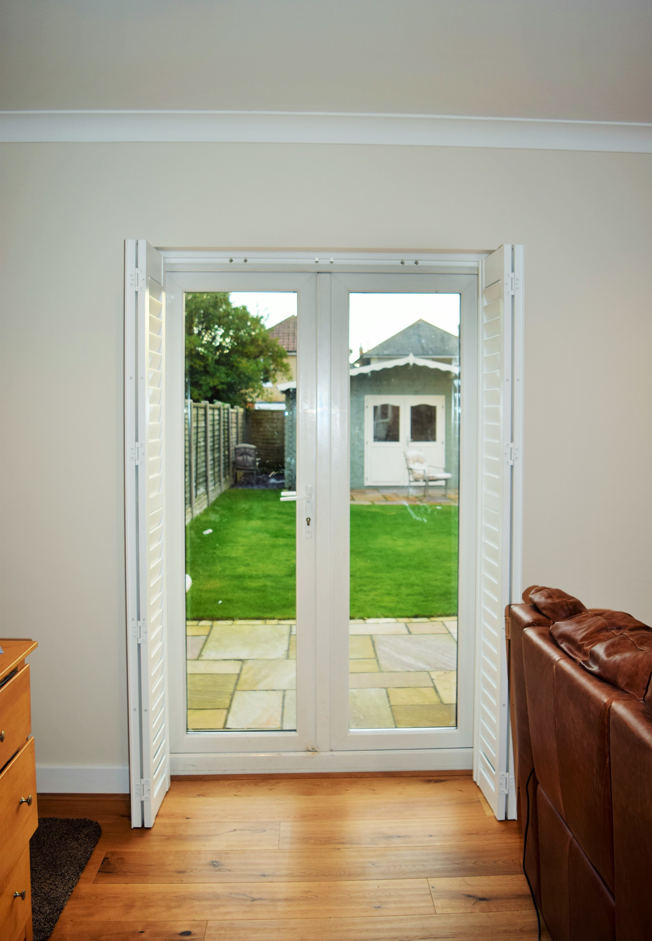 Patio Door Shutters — The ShutterShack