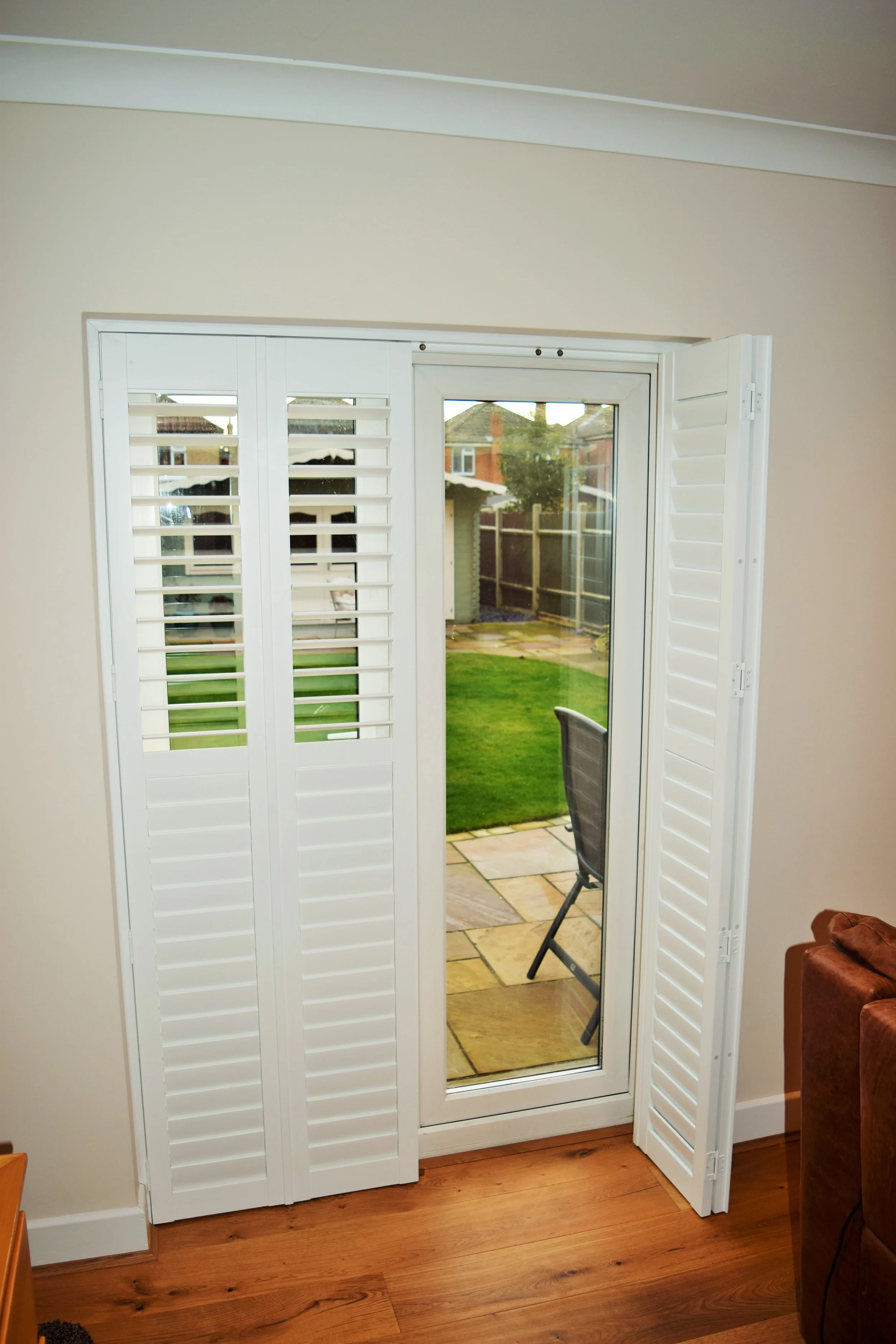 Patio Door Shutters — The ShutterShack