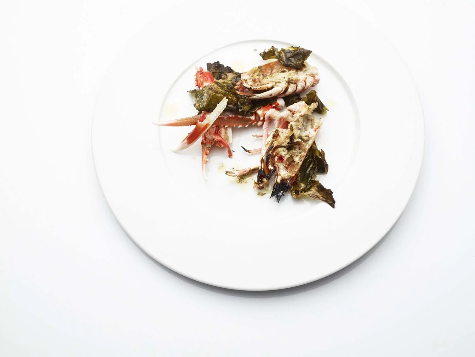 Sjøkreps med sukkertarechips