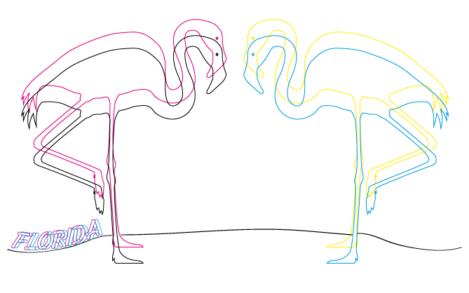 FLAMINGO / 2015 GRAPHIC FOR POSTER