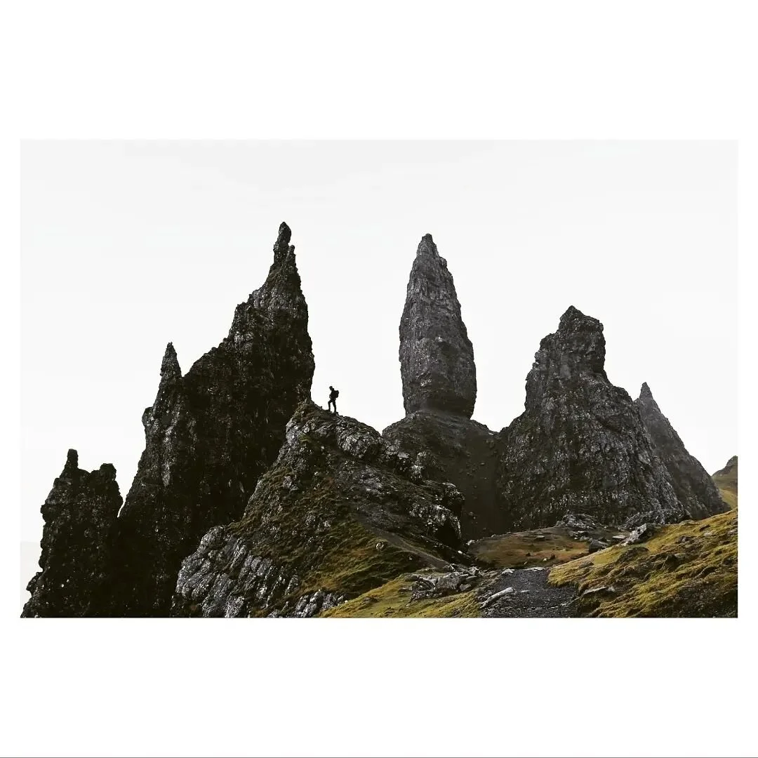 Might be the only photo of me you'll see on my feed. 
- Insert a shitty influencer quote- 
📷 @benjibrnt 
#hasselblad #hasselblad500cm #portra400 #visitscotland #oldmanofstorr #bigboi #moutainlife #moutaineering #theothers #lesothers #hikinginscotlan