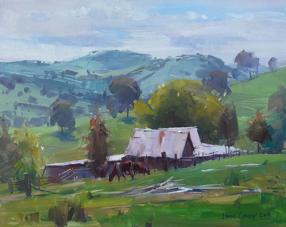 Afternoon light Brungle 8 x 10 ins