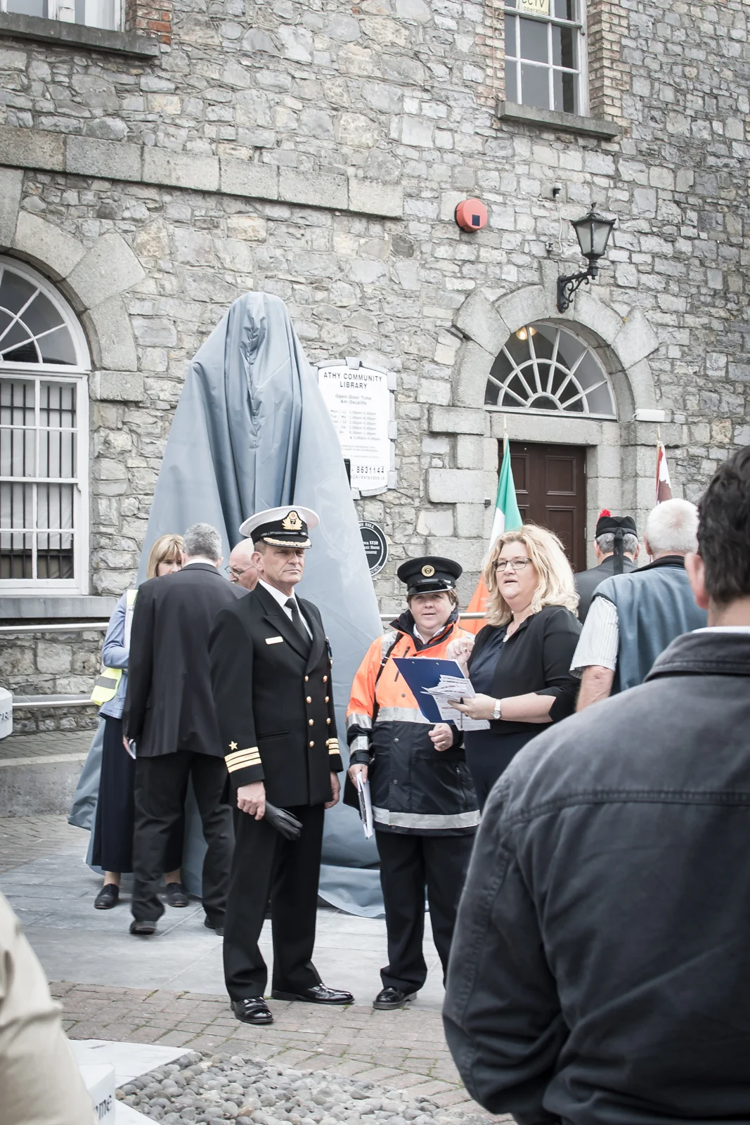 Shackleton Athy Shackleton unveiling — Mark Richards FRSS