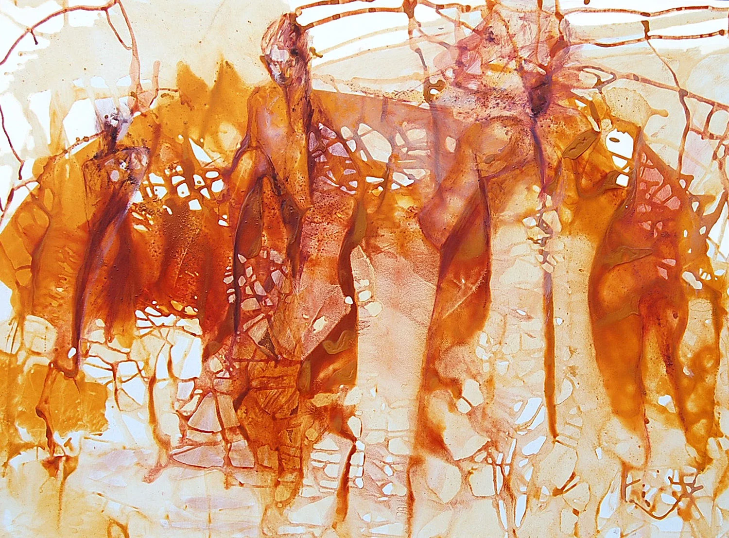 Dames en jaune, 100 X 135cm, 2005