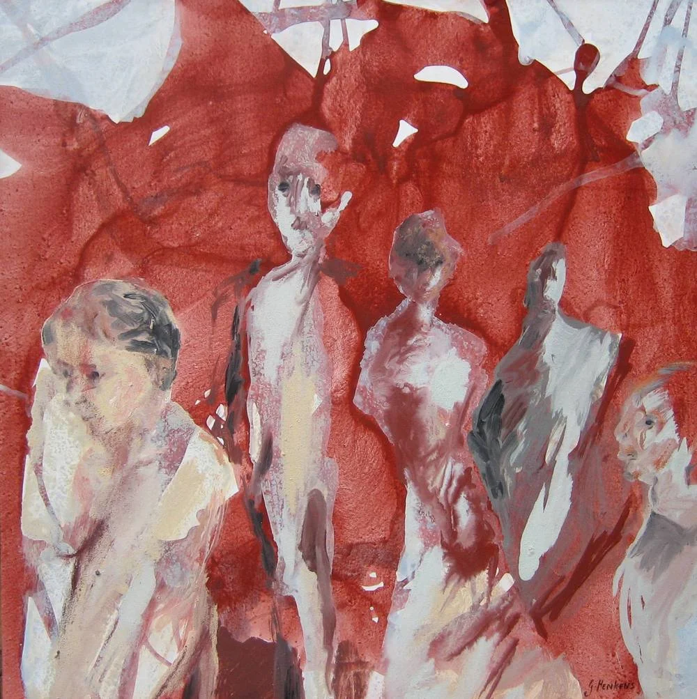 Poétique du feu, 60 X 60cm, 2008