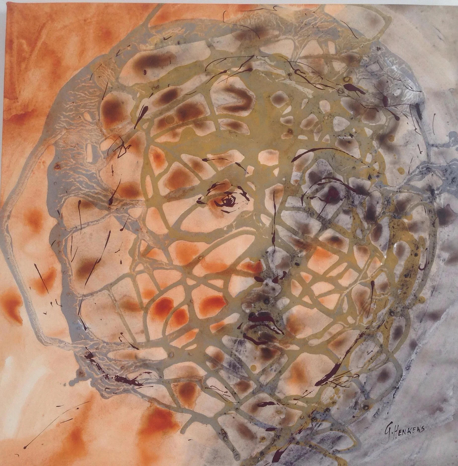 Il y eut un soir, il y eut un matin, 60 X 60cm