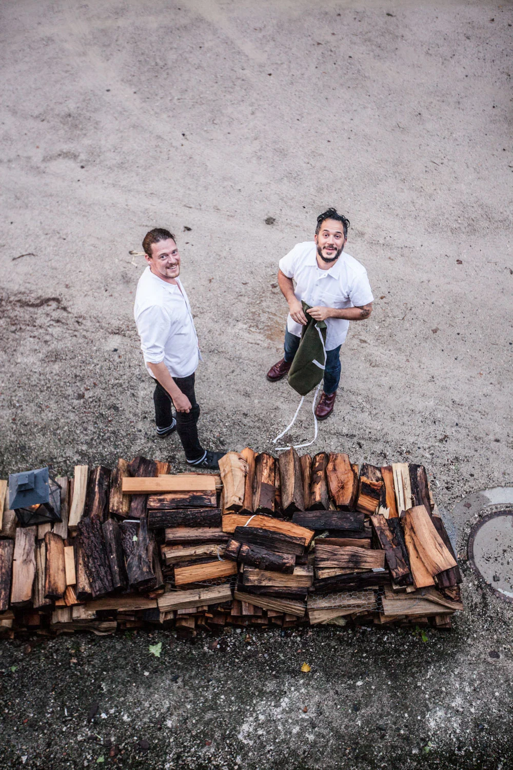 Kobe Desramaults and Carlo Mirarchi at In de Wulf