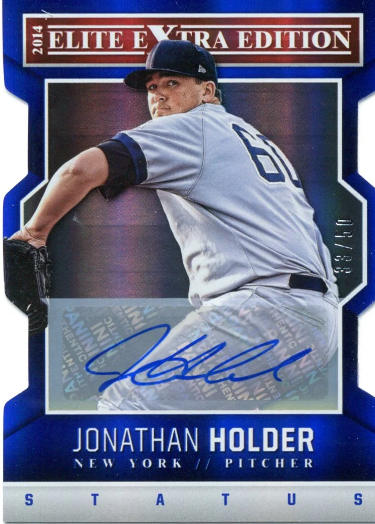 2014 Panini Elite Extra Jonathan Holder Auto 33/50