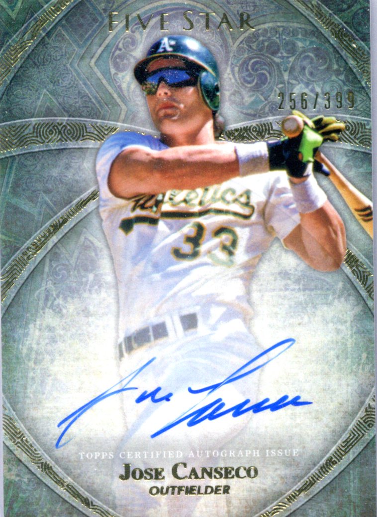 2014 Topps Five Star Jose Canseco Auto 256/399