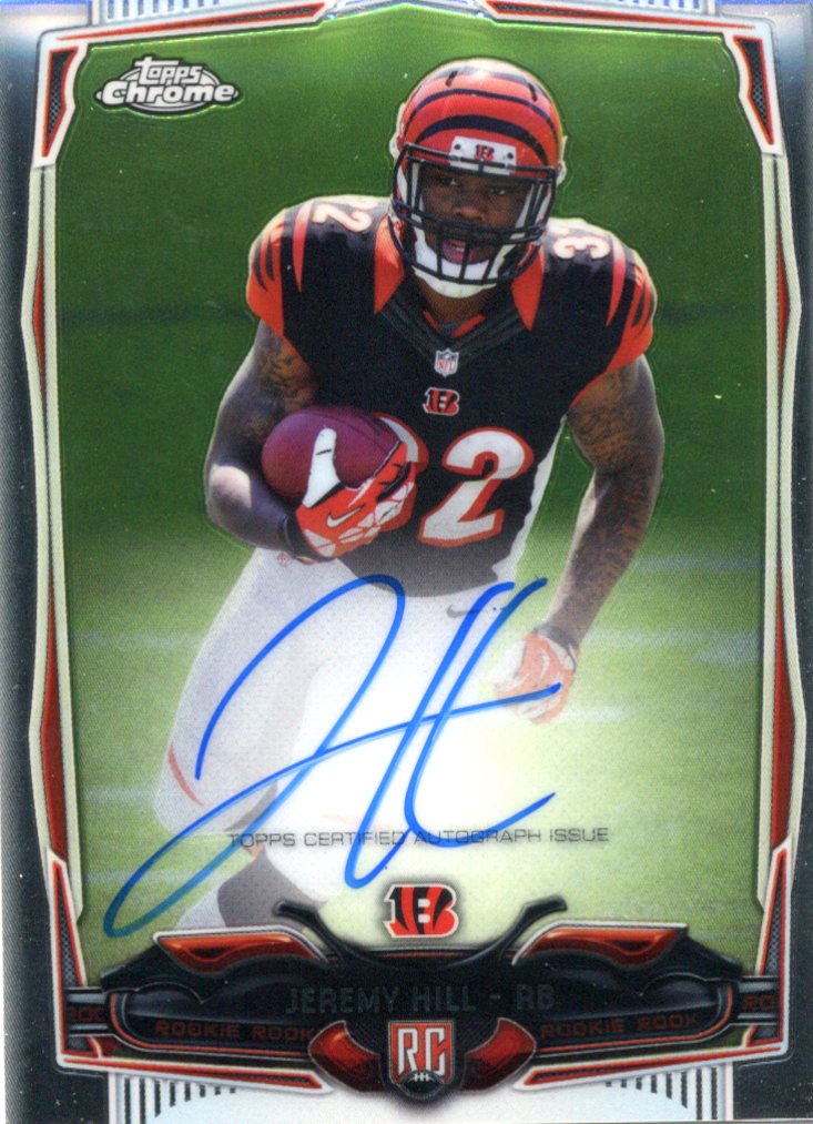 2014 Topps Chrome Jeremy Hill