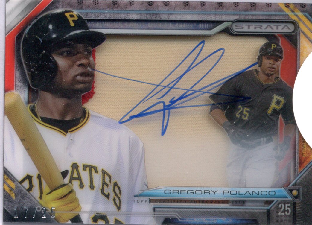 2014 Topps Strata Gregory Polanco 17/25