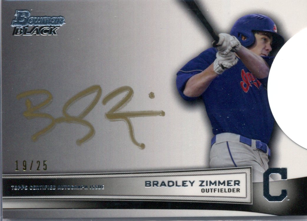 2013 Bowman Platinum Black Bradley Zimmer 19/25