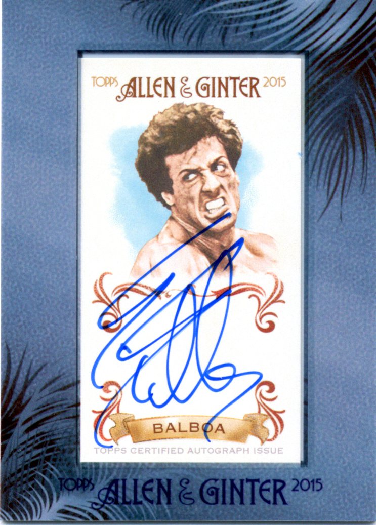 2015 Allen and Ginter Rocy Balboa Autograph