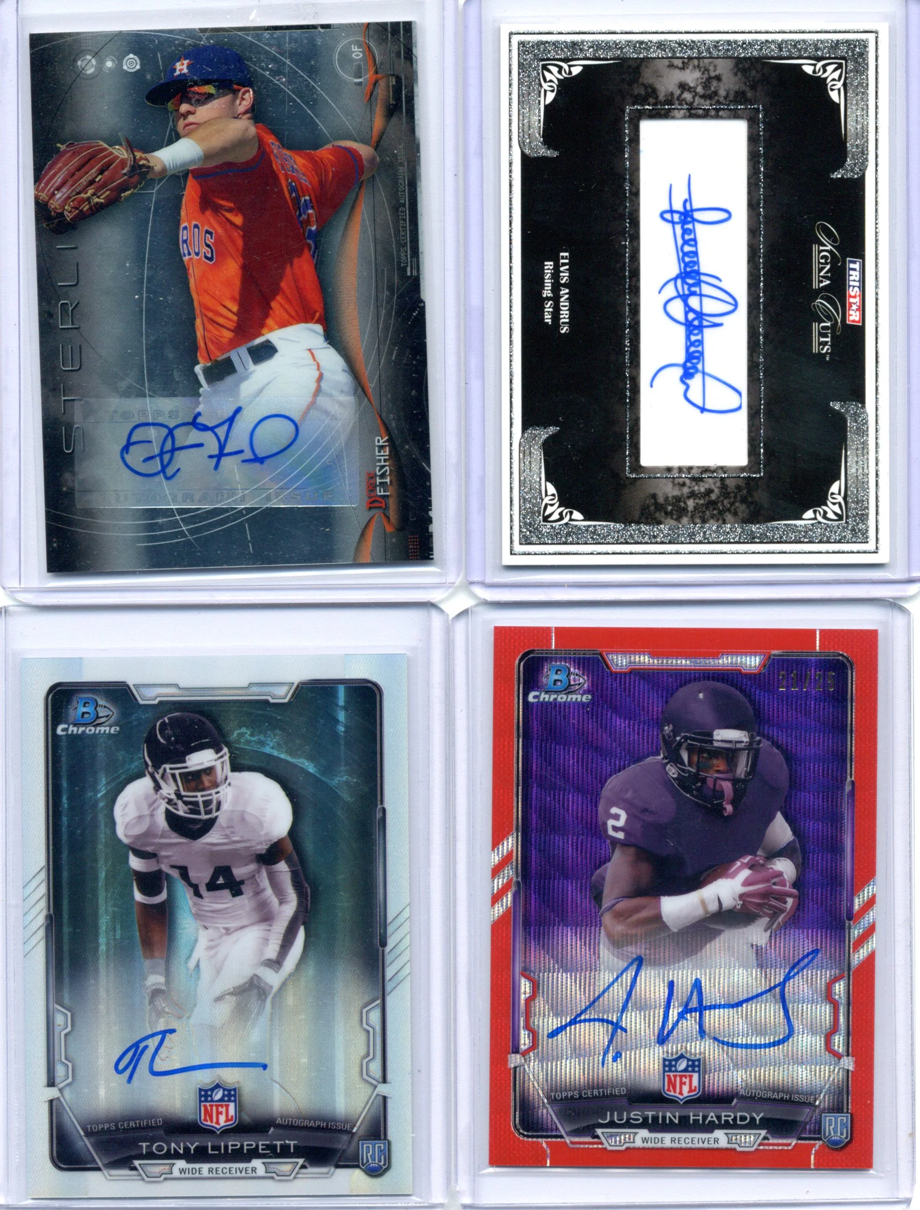 Derek Fisher Elvis Andrus Tony Lippett Justin Hardy