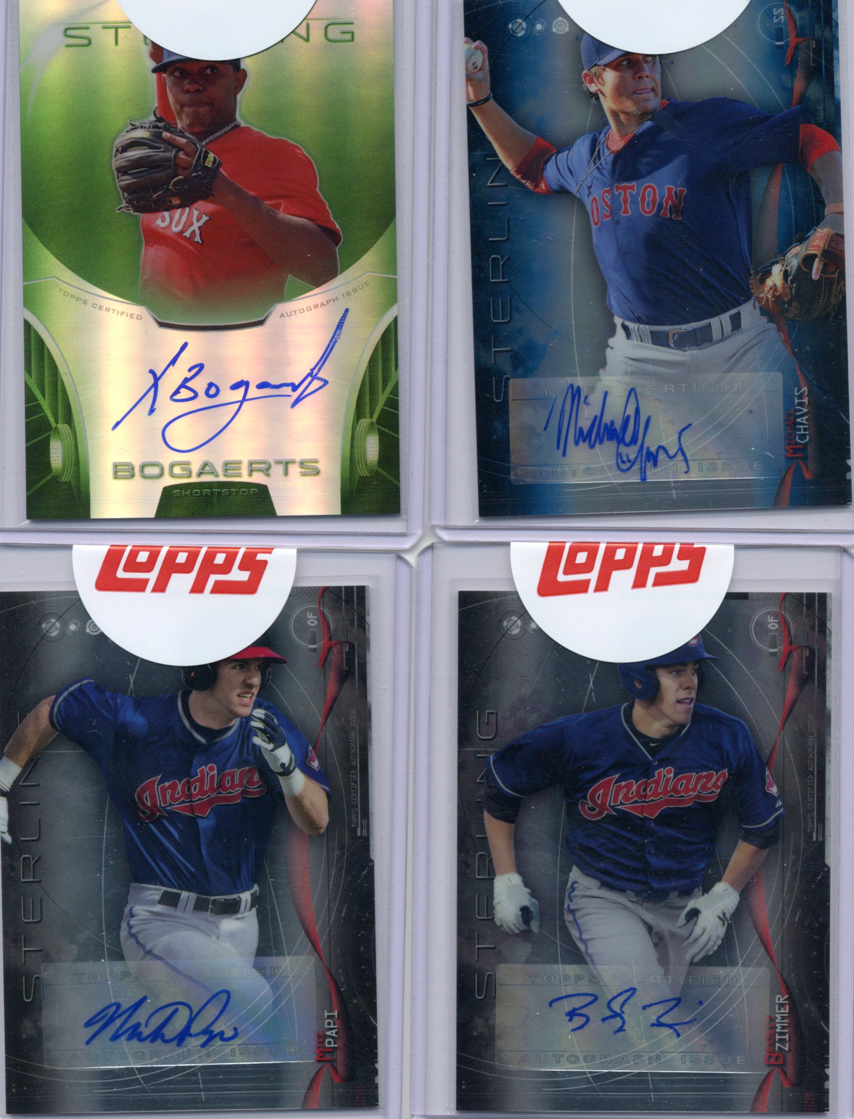 Xander Bogaerts Michael Chavis Mike Papi Bradley Zimmer