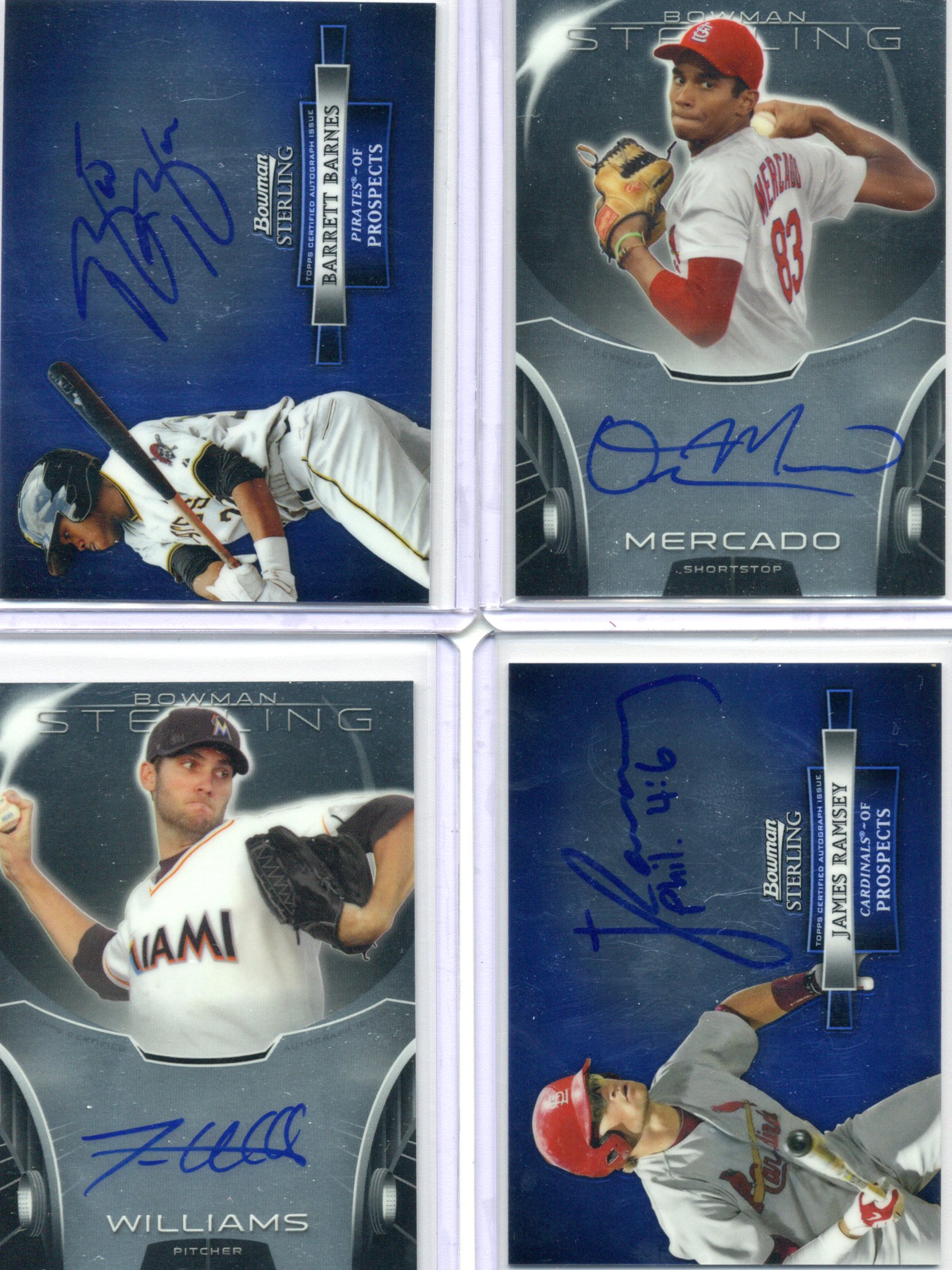 Barrett Barnes Oscar Mercado Trevor Williams James Ramsey