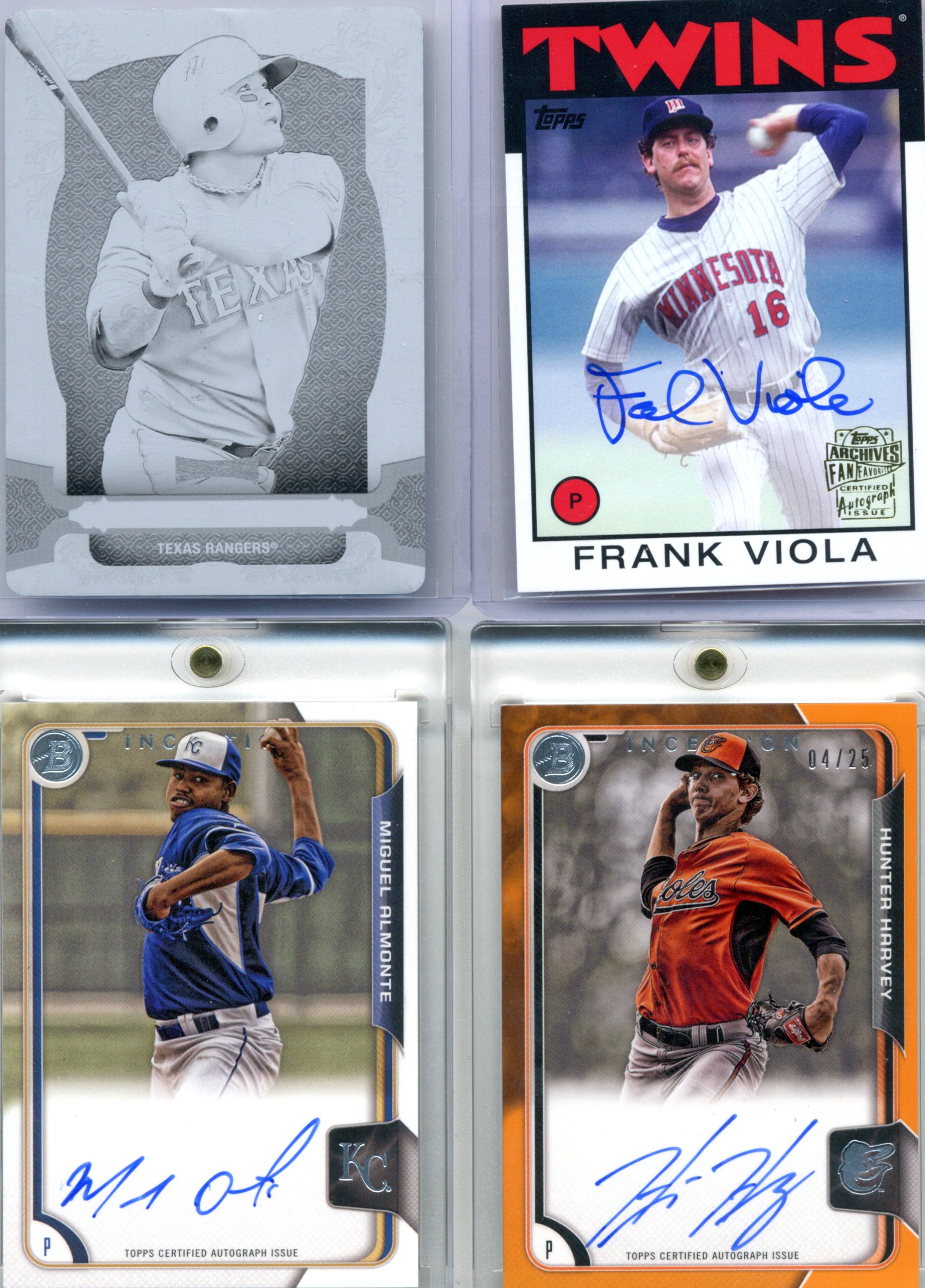 Shin-Soo Choo Frank Viola Miguel Almonte Hunter Harvey