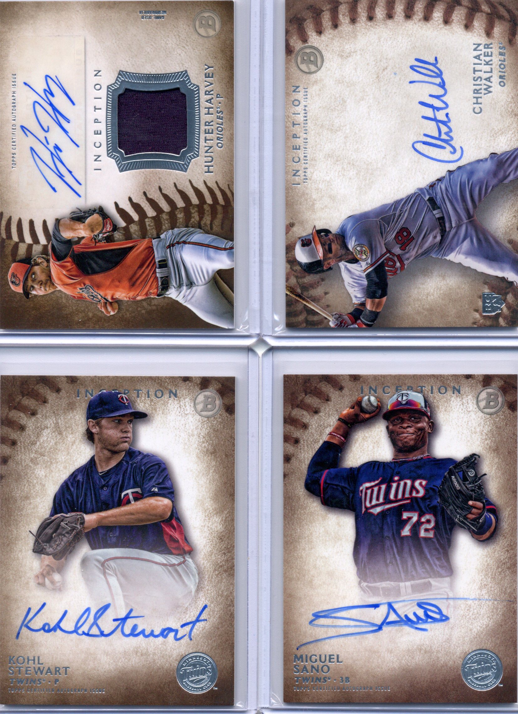 Hunter Harvey Christian Walker Kohl Stewart Miguel Sano