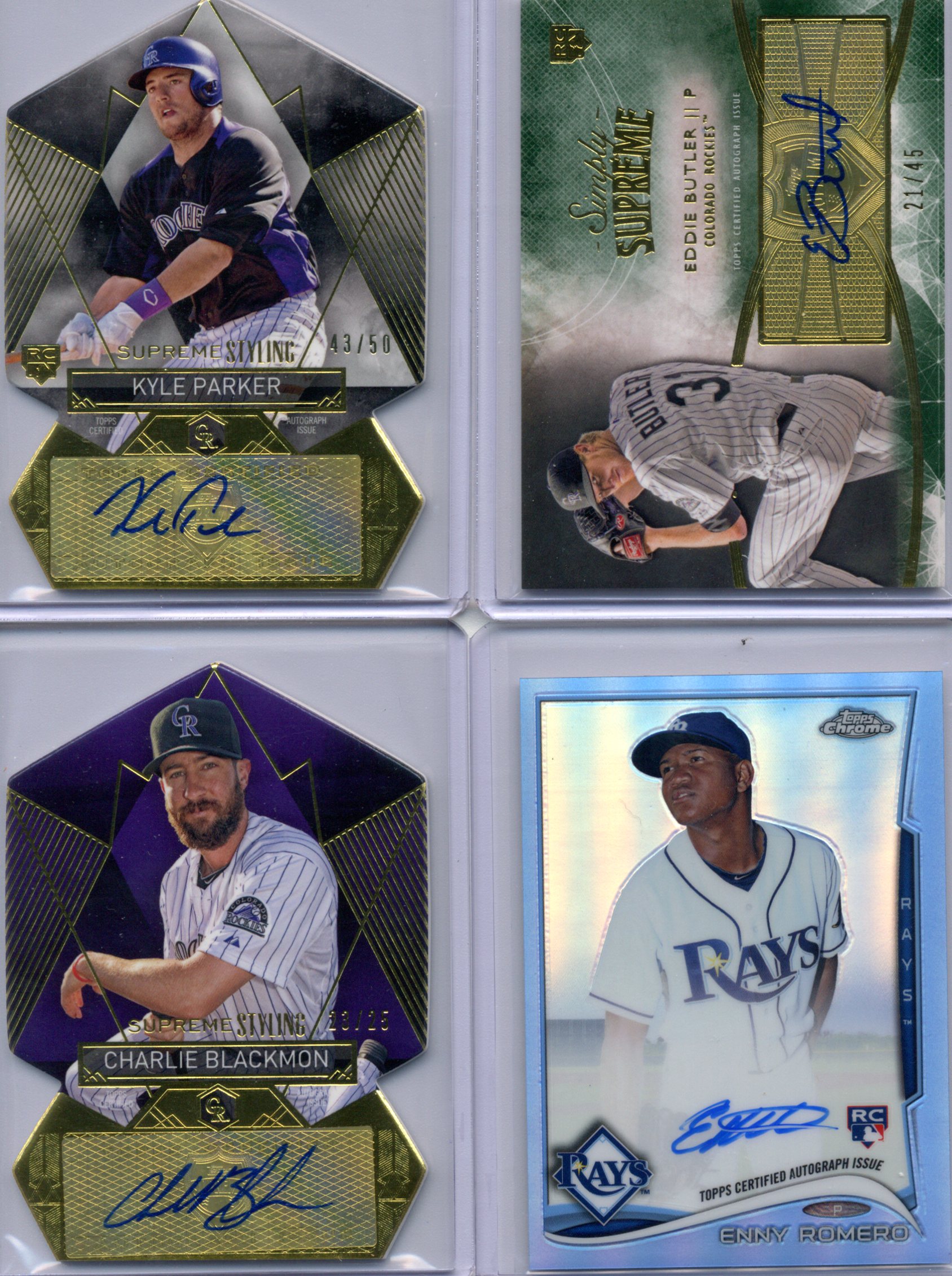 Kyle Parker Eddie Butler Charlie Blackmon Enny Romero