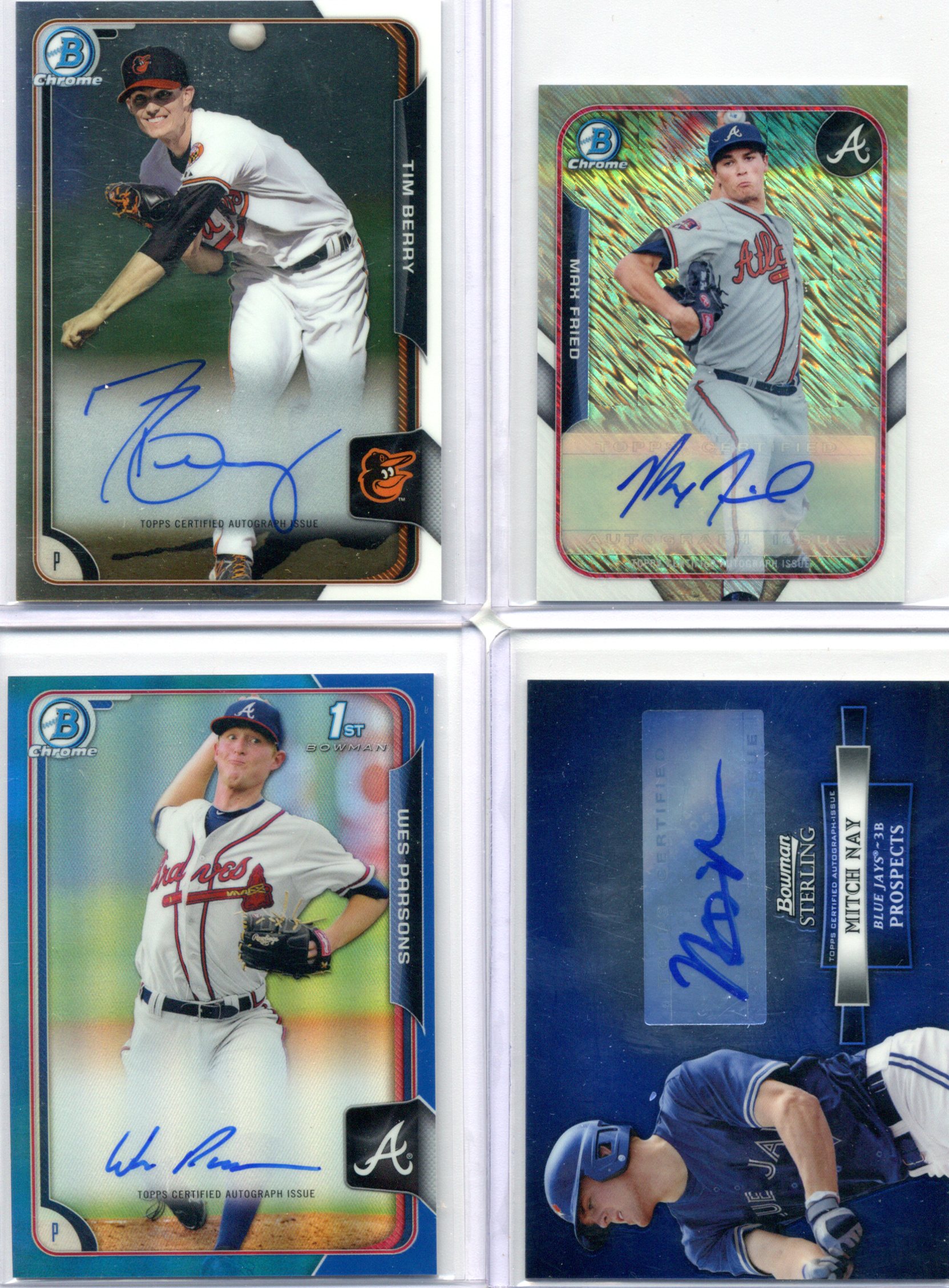 Tim Berry Max Fried Wes Parsons Mitch Nay
