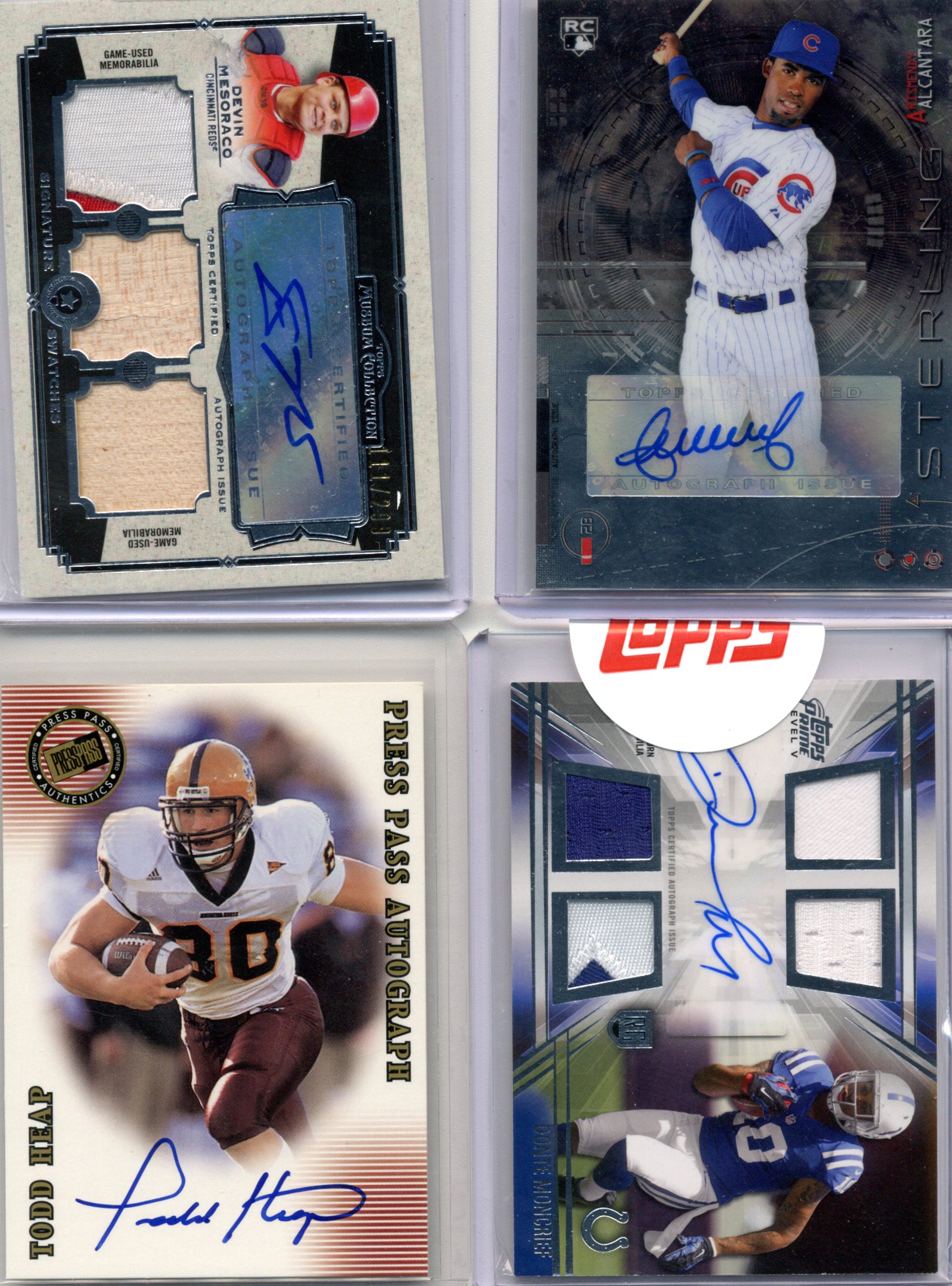 Devin Mesoraco Arismendy Alcantara Todd Heap Donte Moncrief