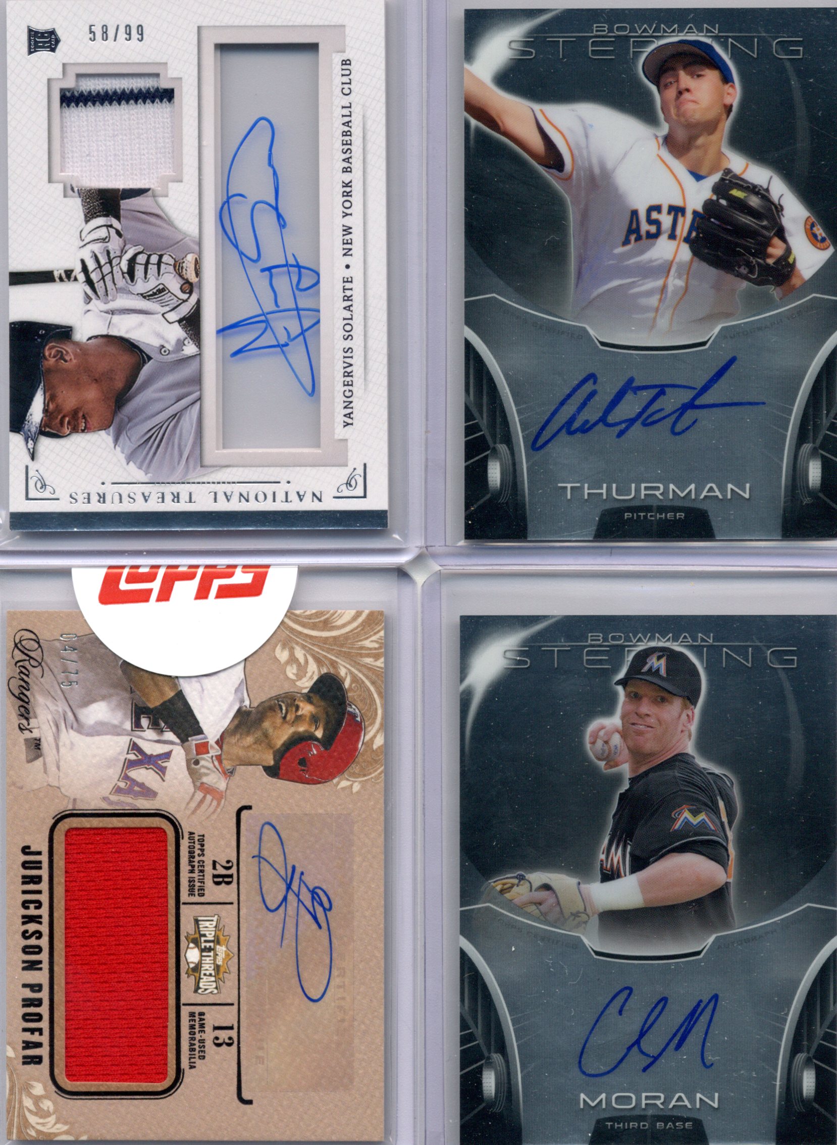 Yangervis Solarte Arthur Thurman Jurickson Profar Colin Moran