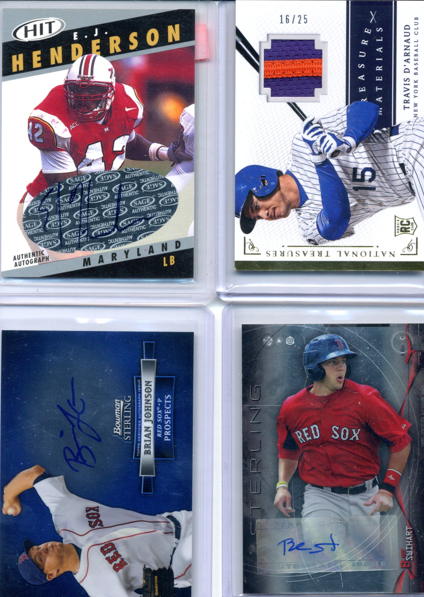 E.J. Henderson Travis D'Arnaud Brian Johnson Blake Swihart