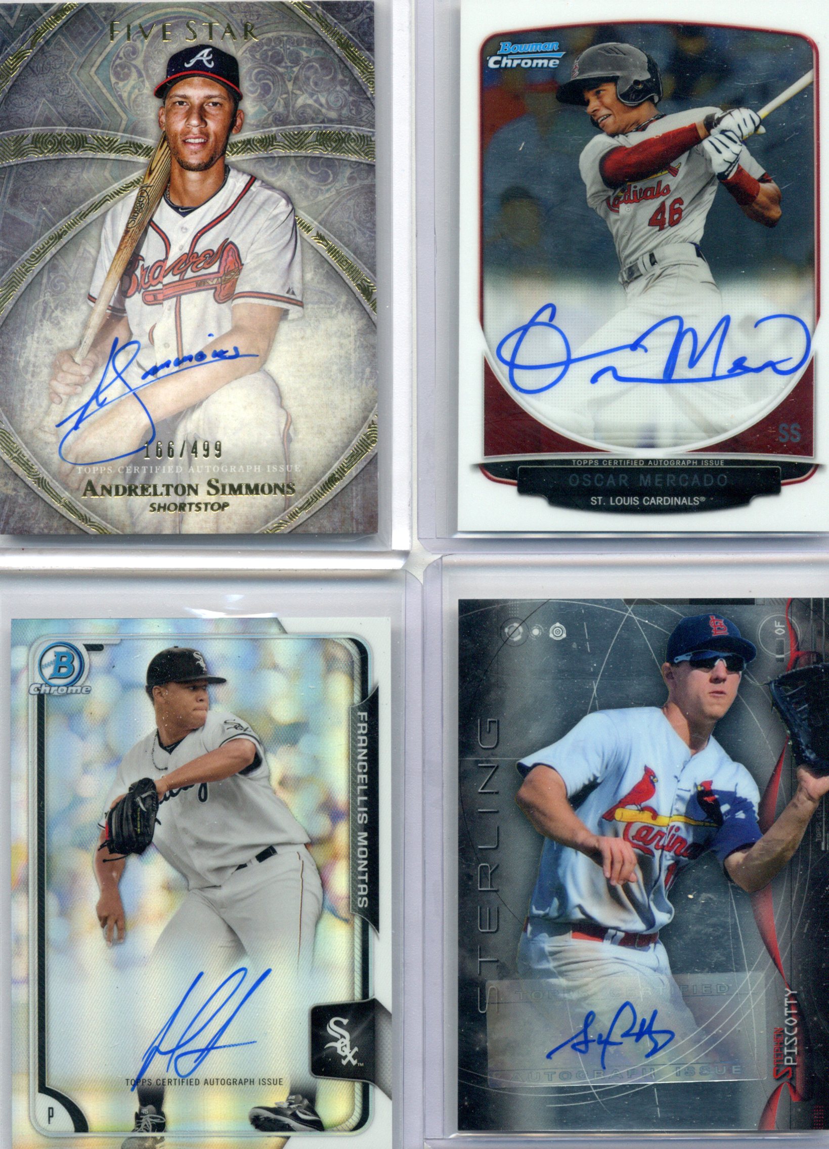 Andrelton Simmons Oscar Mercado Francellis Montas Stephen Piscotty