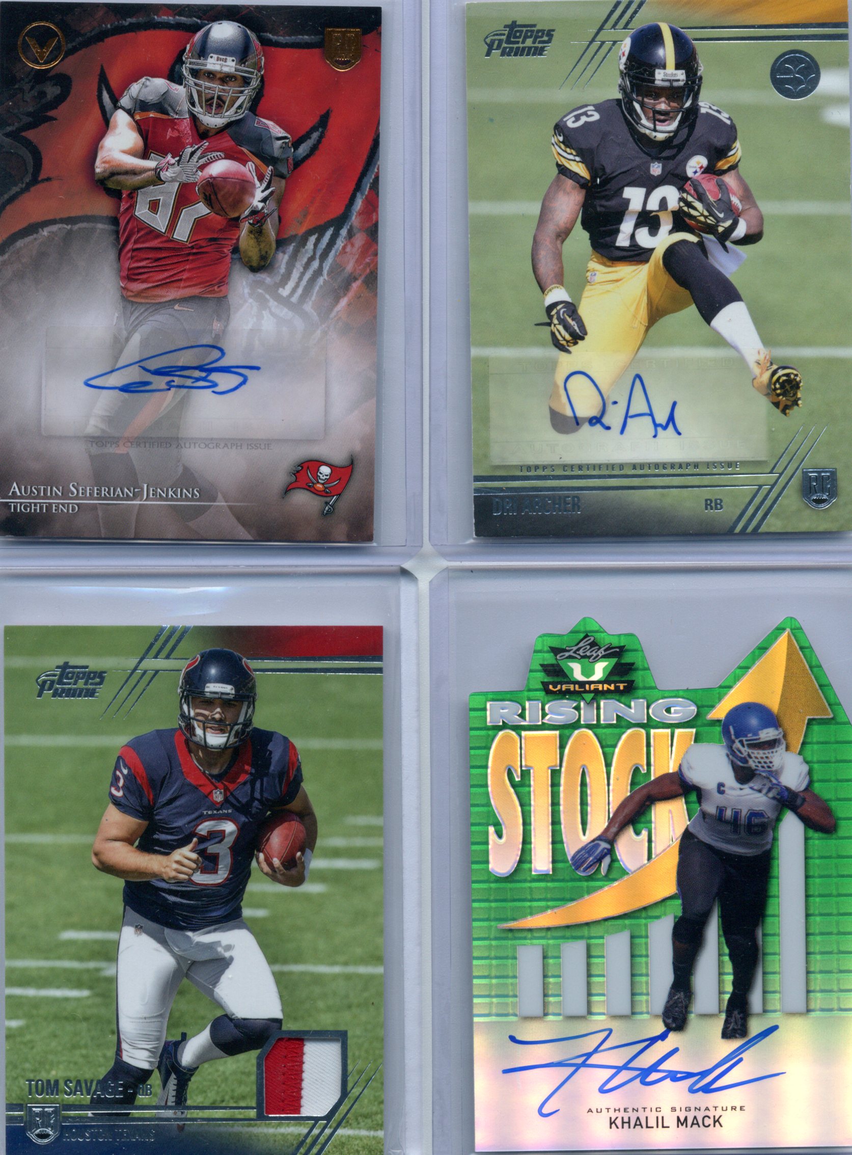 Austin Seferian-Jenkins Dri Archer Tom Savage Khalil Mack