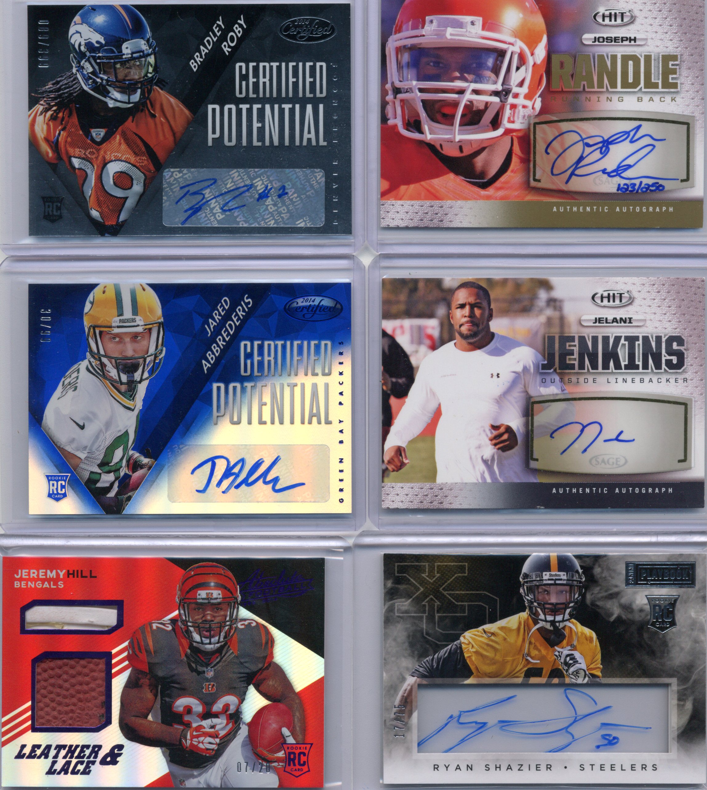 Bradley Roby Joseph Randle Jared Abbrederis Jelani Jenkins Jeremy hill Ryan Shazier