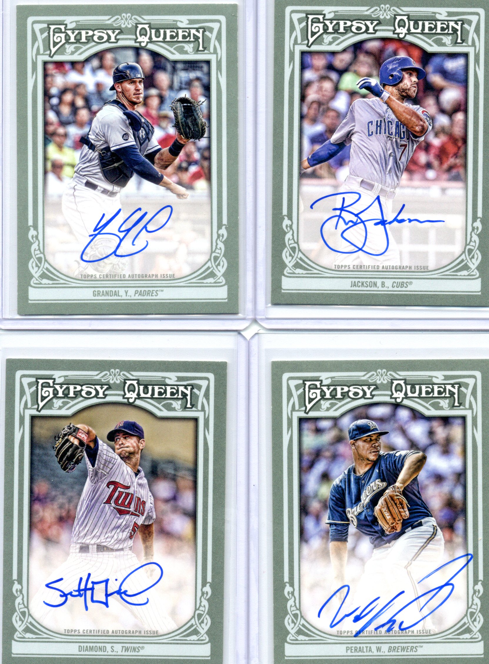 Yasmani Grandal Brett Jackson Diamond Wily Peralta