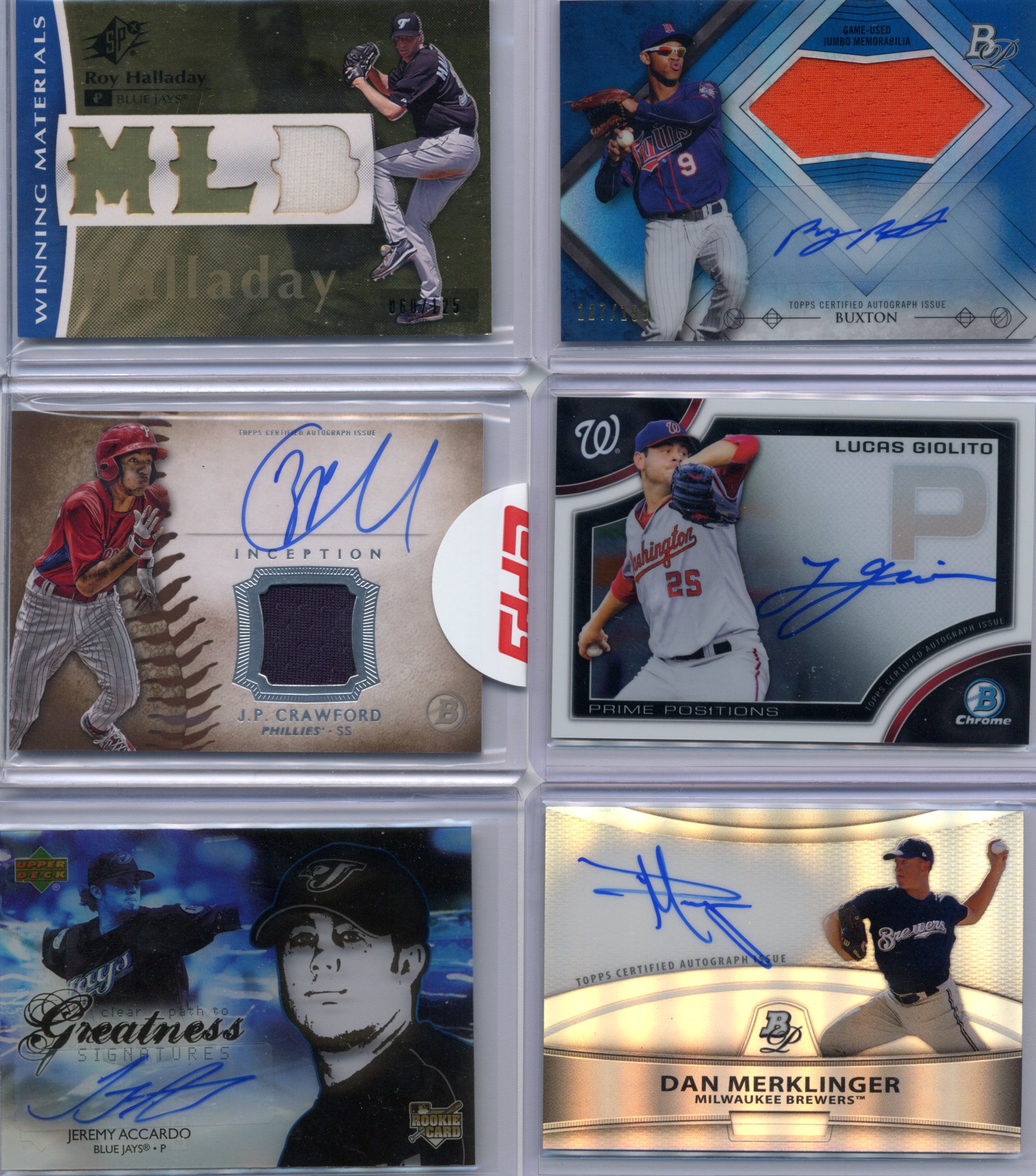 Halladay Buxton Crawford Giolito Accardo Meklinger