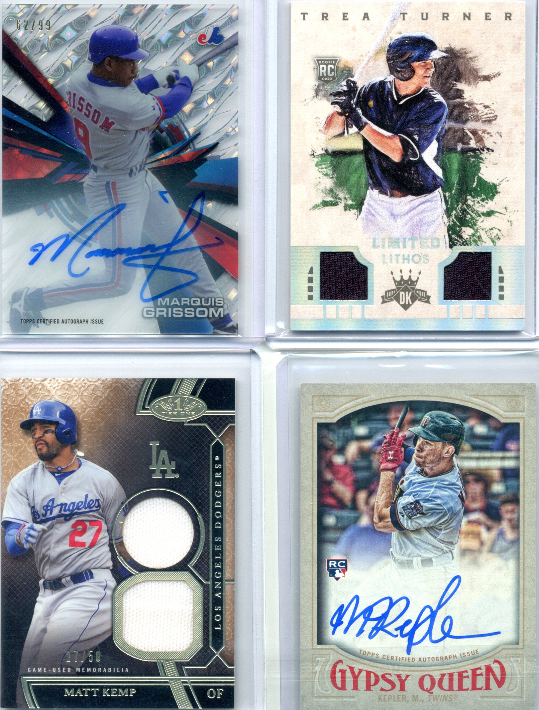 Trea Turner Marquis Grissom Max Kepler Matt Kemp