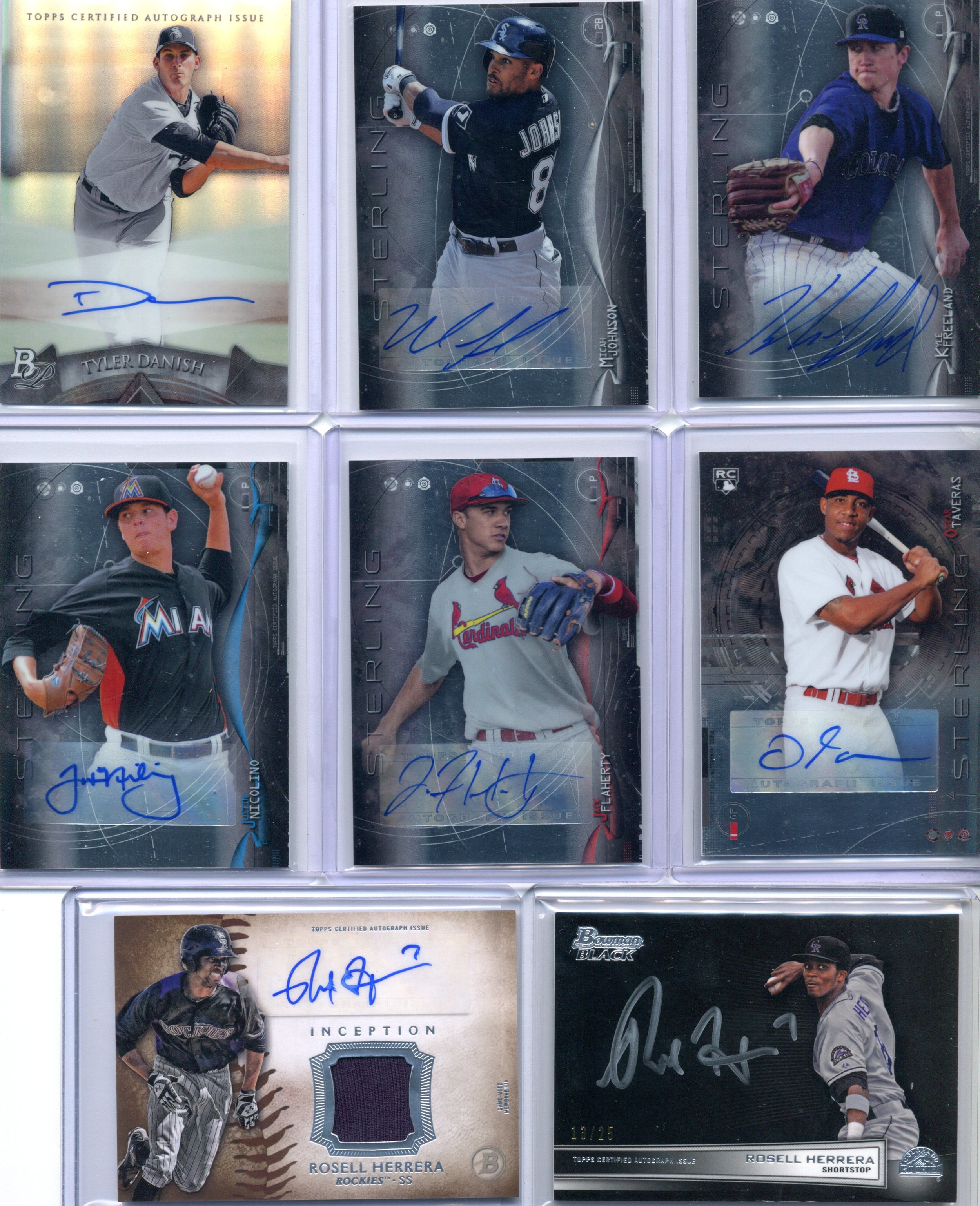 Kyle Freeland Micah Johnson Tyler Danish Oscar Taveres Jeff Flaherty Justin Nicolino Rosell Herrera
