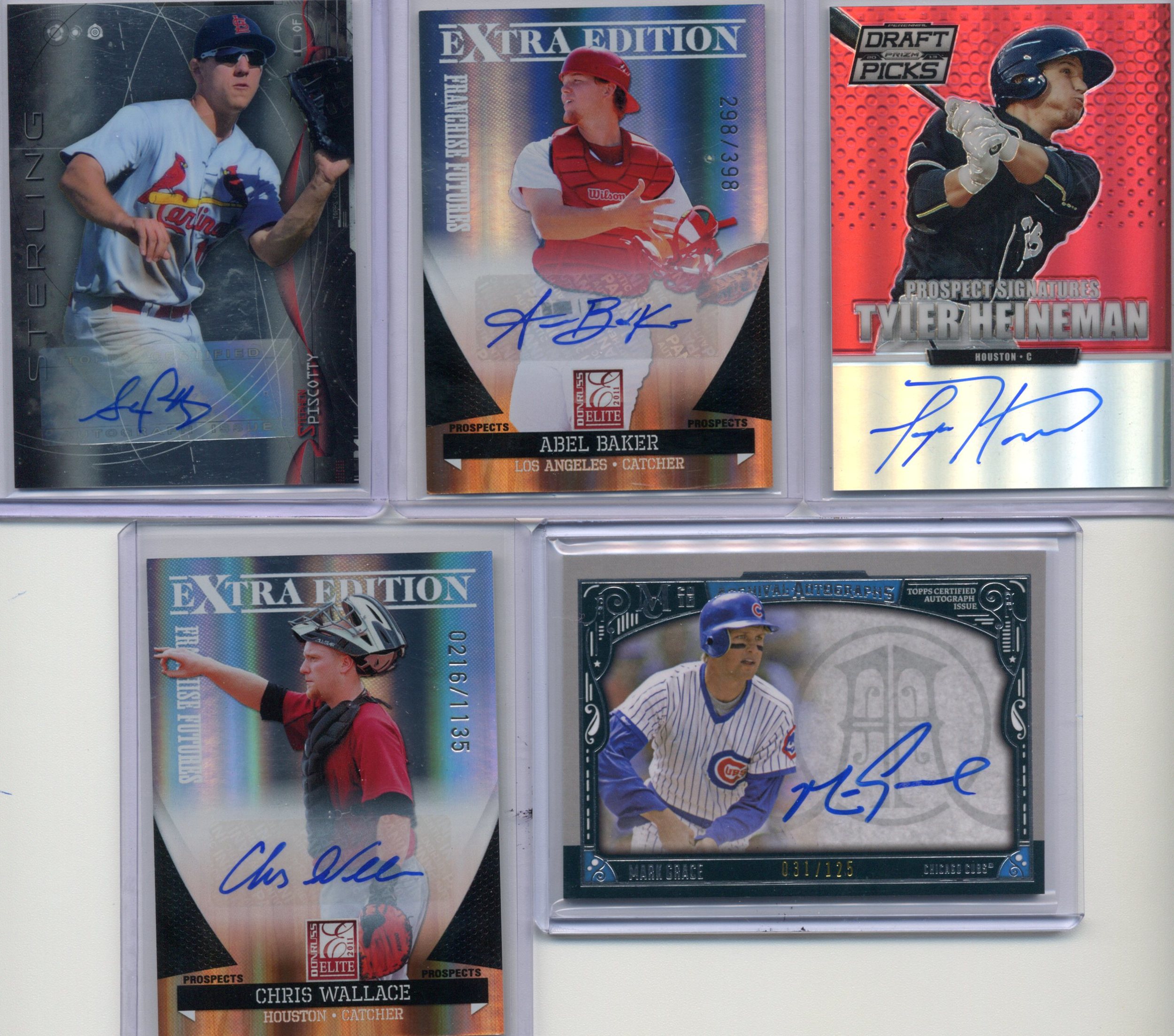Abel Baker Tyler Heineman Stephen Piscotty Chris Wallace Mark Grace