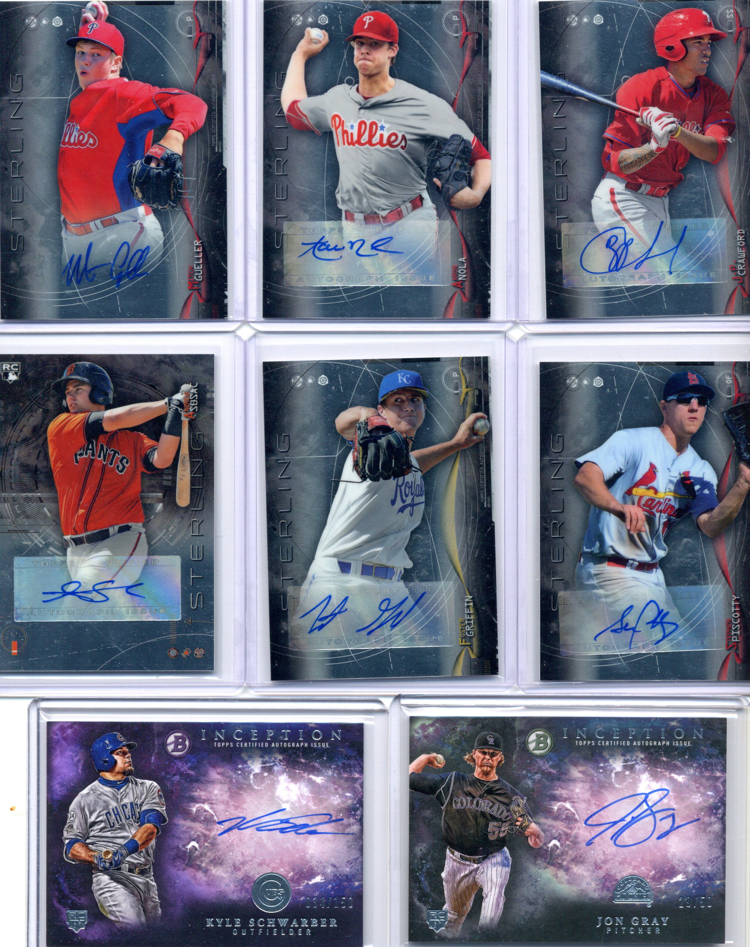 Gueller Nola Crawford Susac Griffin Piscotty Schwarber Gray