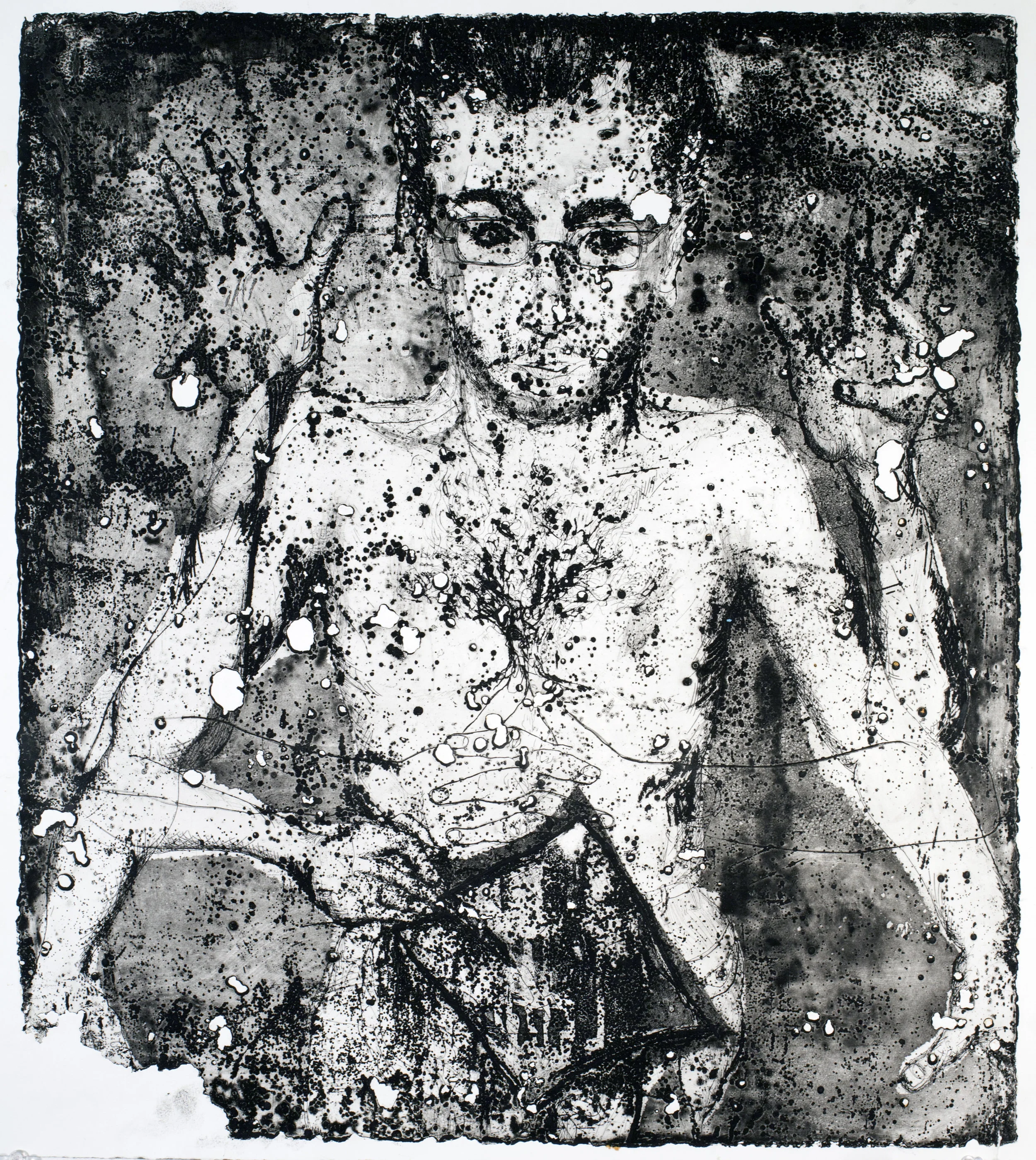 J.S.4. portrait series etching