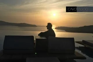 Haris G. at Cavo Tagoo Santorini