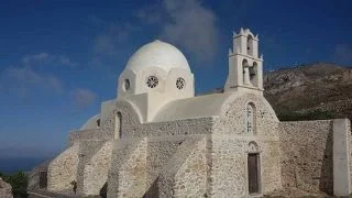 Aghii Apostoli Church in Pyrgos, Santorini. It is worth the short walk.