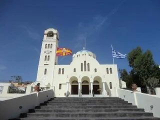 Main Square of Emporio Santorini