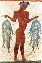 Fisherman Fresco, Akrotiri, Santorini