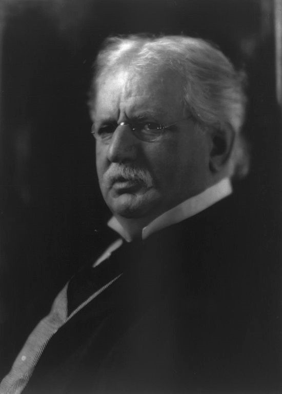 Theodore Newton Vail, 1845-1920, bust portrait, facing left, Circa 1913. Image source: Library of Congress Reproduction Number: LC-USZ62-52121 (additional at Wikimedia Commons ) by unknown author is licensed under Public Domain Mark 1.0