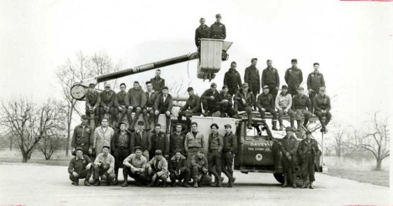 The Davey Truck Group, historical image. Image source: The Davey Tree Expert Company , used with permission