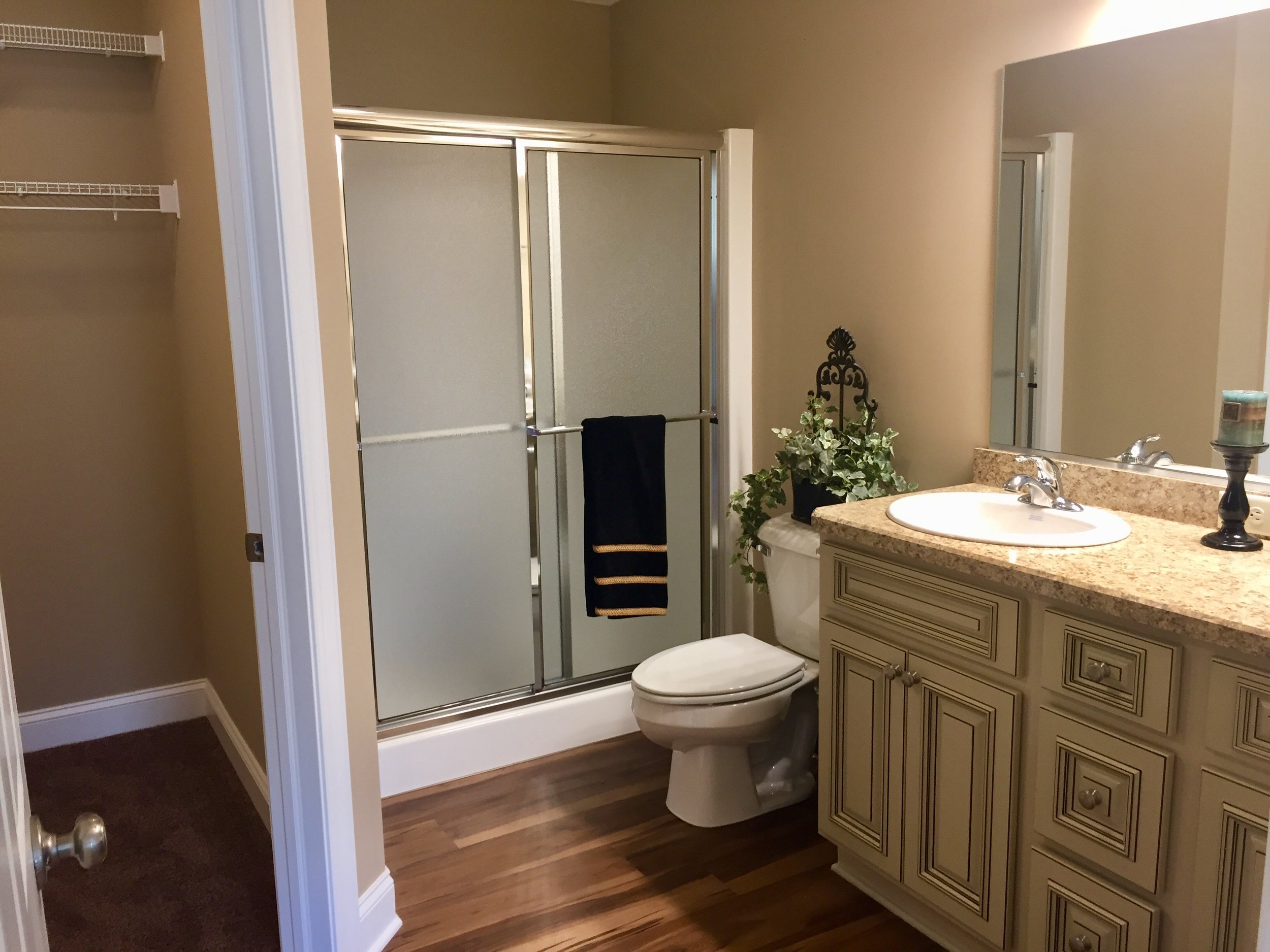  Master Bathroom with Walk-in Closet 