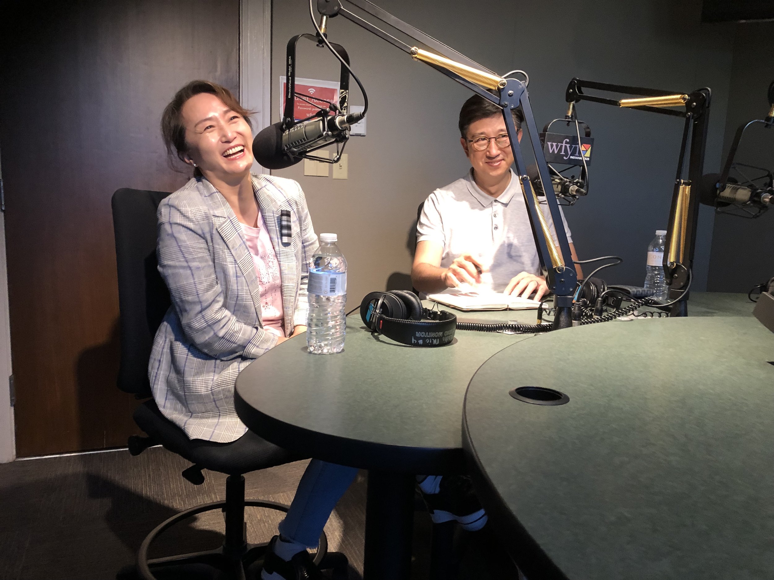 Cha Jong Rye and Stephen interview at WFYI