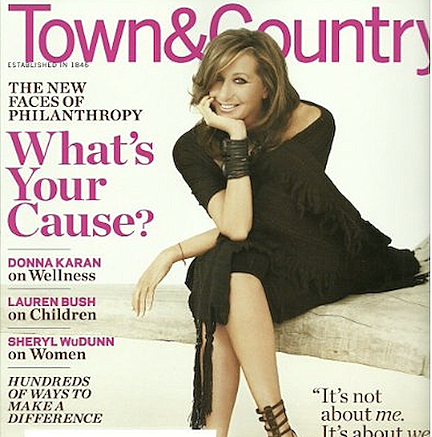 Donna Karan wearing Celine Cannon